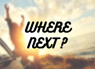 ADVENTURE AWAITS--"WHERE NEXT?"