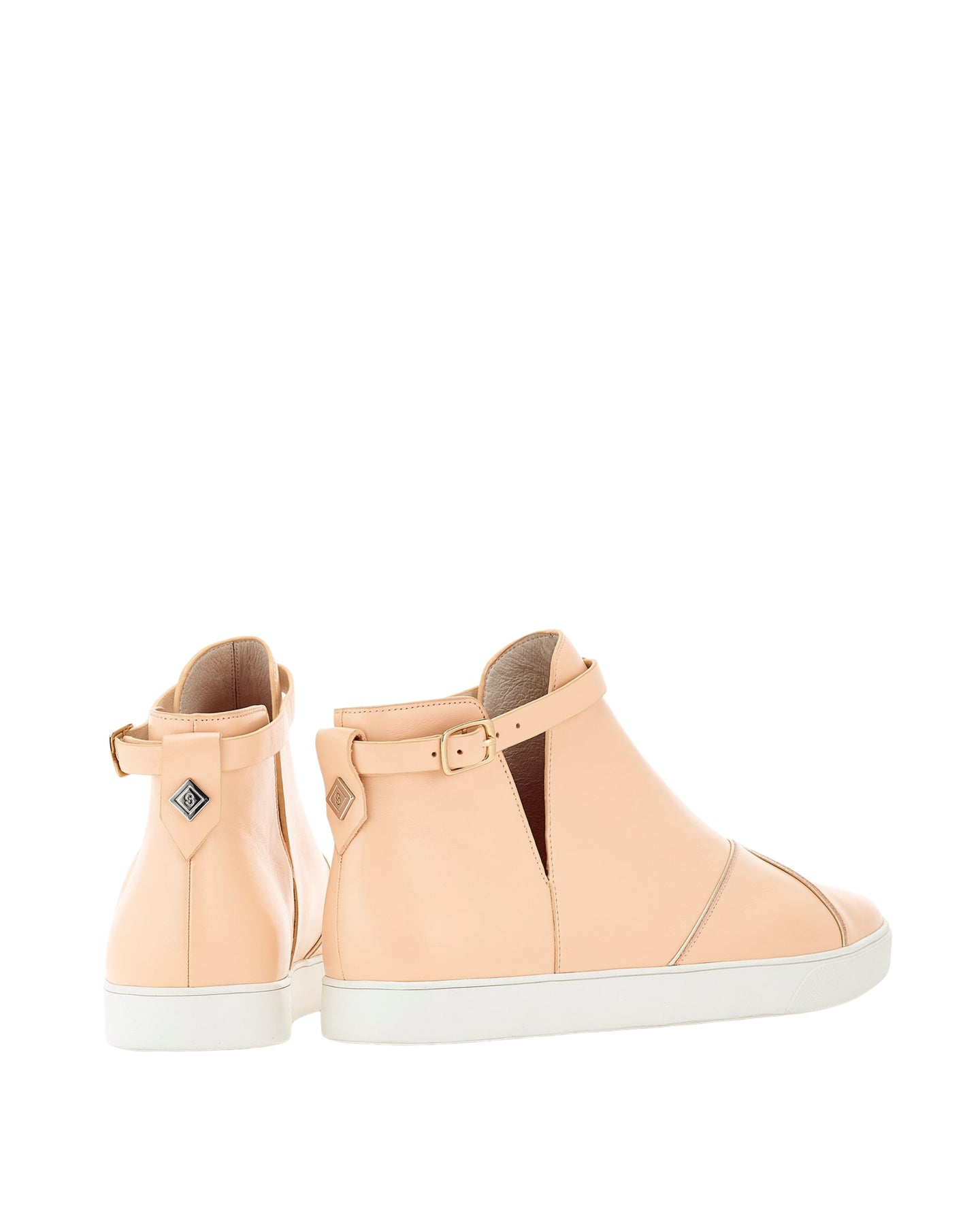 Luxury women's leather bootie sneaker - THE OUTSIDER – Cocktail Sneakers